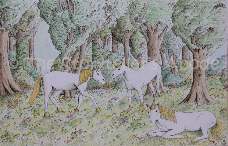 watermarked unicorns