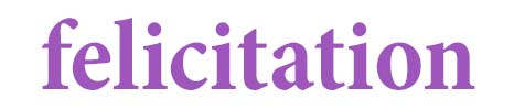 felicitations