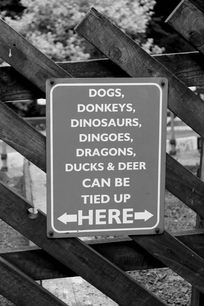 Sign on the North Yorkshire Moors Railway