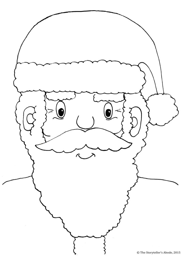 Santa Colouring picture