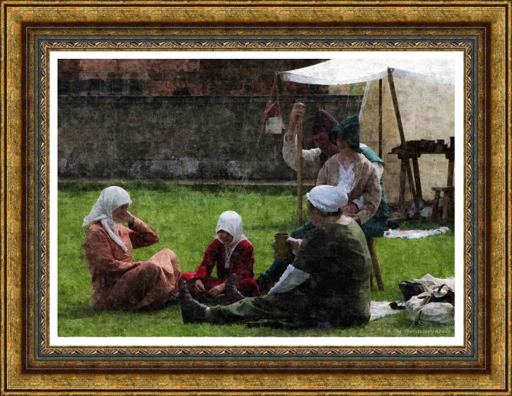 Family Group Painting Framed